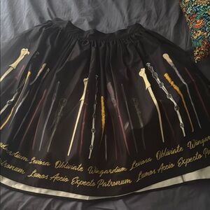 Harry Potter and Unique Vintage Geller Skirt Wand and Spell Design